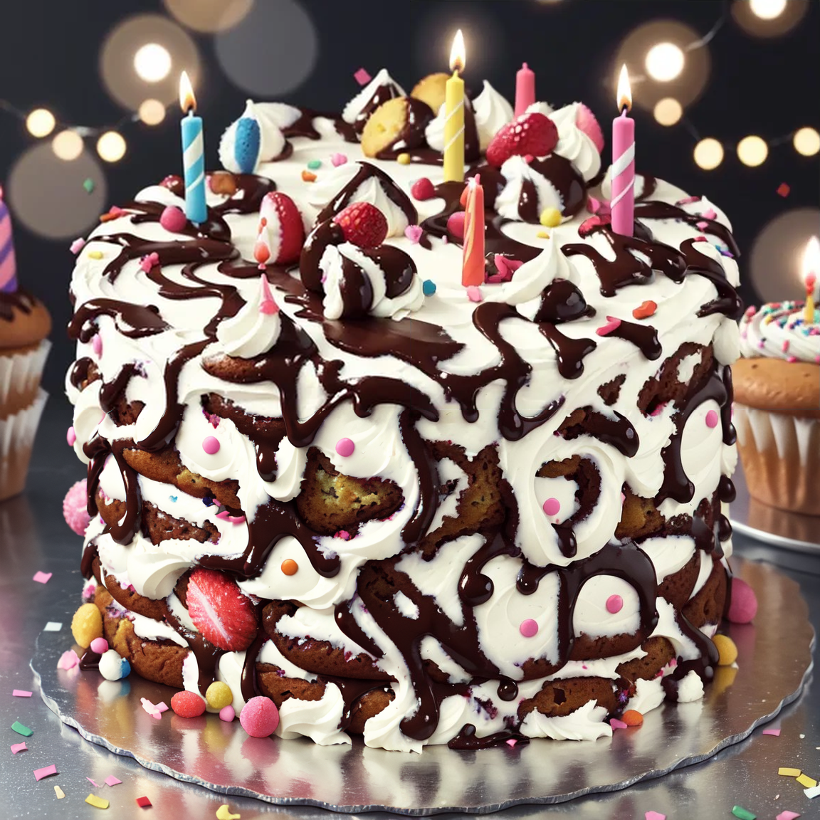 The reconstructed cake